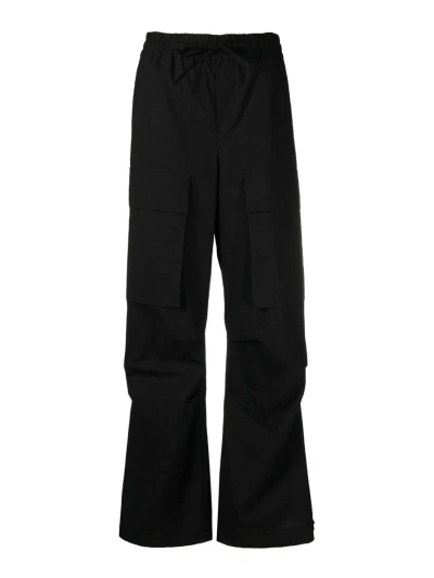 P.A.R.O.S.H CARGO-POCKETS COTTON TROUSERS