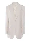 P.a.r.o.s.h Cream Colored Blazer In White