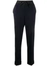 P.a.r.o.s.h Mid-rise Straight-leg Trousers In Nero