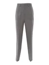 P.A.R.O.S.H GREY ELEGANT TROUSERS