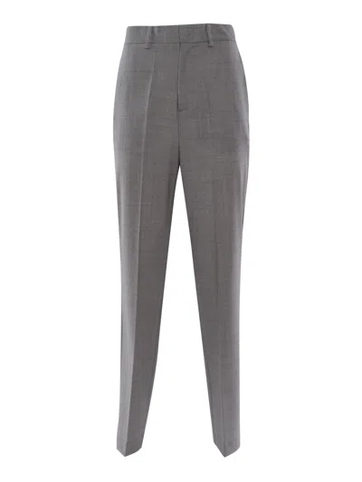 P.a.r.o.s.h Grey Elegant Trousers In Gray