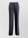 P.A.R.O.S.H LINEN BLEND WIDE LEG PANTS