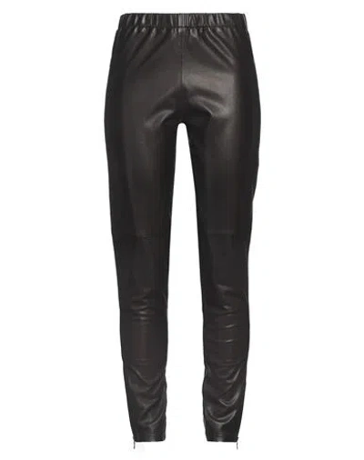 P.a.r.o.s.h P. A.r. O.s. H. Woman Leggings Black Size M Lambskin, Viscose, Polyamide, Elastane