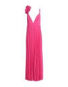 P.a.r.o.s.h P. A.r. O.s. H. Woman Maxi Dress Magenta Size M Polyester In Magenta