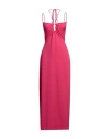 P.a.r.o.s.h P. A.r. O.s. H. Woman Maxi Dress Magenta Size L Polyester, Elastane In Magenta