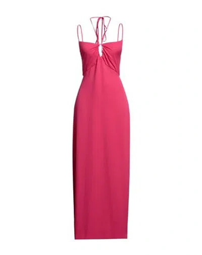 P.a.r.o.s.h P. A.r. O.s. H. Woman Maxi Dress Magenta Size L Polyester, Elastane