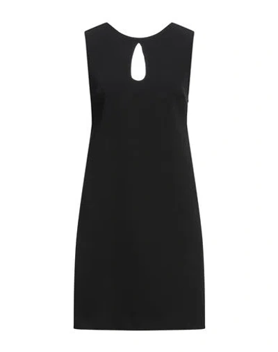 P.a.r.o.s.h P. A.r. O.s. H. Woman Mini Dress Black Size Xl Polyester, Elastane