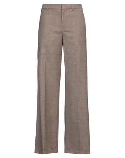 P.a.r.o.s.h Pantalone In Lana Marrone In Multi