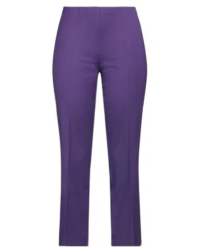 P.a.r.o.s.h P. A.r. O.s. H. Woman Pants Purple Size S Virgin Wool, Elastane