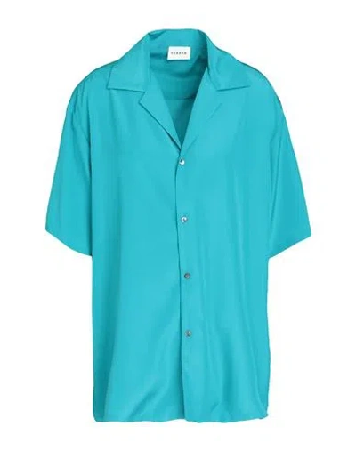 P.a.r.o.s.h P. A.r. O.s. H. Woman Shirt Turquoise Size L Polyester In Blue