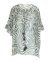 P.a.r.o.s.h P. A.r. O.s. H. Woman Top Dark Green Size M Silk In Green
