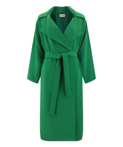 P.a.r.o.s.h. Panty24 Trench Coat In Green