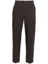 P.a.r.o.s.h Tapered-leg Cotton Trousers In 086