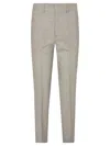 P.a.r.o.s.h . Trousers In Grigio Melange Chiaro