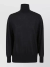 P.A.R.O.S.H RIBBED TURTLENECK SWEATER WITH CUFFS AND HEM