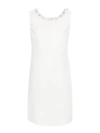 P.A.R.O.S.H VESTIDO CORTO - BLANCO