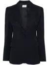 P.a.r.o.s.h Long Sleeve Jacket Notched Lapels In Blue