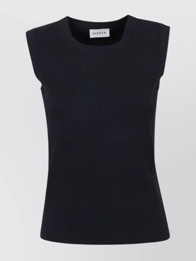 P.a.r.o.s.h Sleeveless Crew Neck Knit In Black
