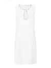 P.a.r.o.s.h Sleeveless Sequin-embellished Dress In White