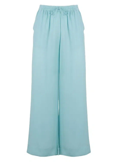 P.a.r.o.s.h Sofia Wide Pants In Blue