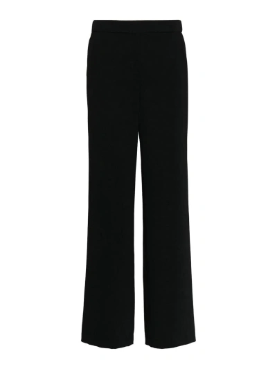 P.a.r.o.s.h Straight-leg Trousers In Black