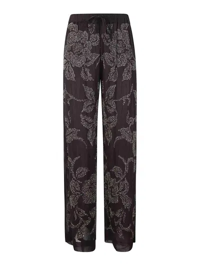 P.a.r.o.s.h Straight Leg Trousers In Grey