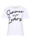 P.a.r.o.s.h White T-shirt With Paillettes In Multicolor