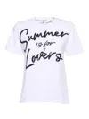 P.a.r.o.s.h White T-shirt With Paillettes In Multi