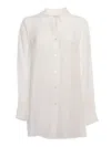 P.A.R.O.S.H WHITE WOMEN SHIRT DRESS