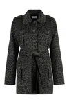 P.a.r.o.s.h Parosh Wool Blazer In Animalier