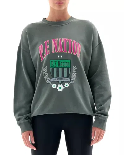 P.e Nation Division One Sweat In Dark Shadow In Black