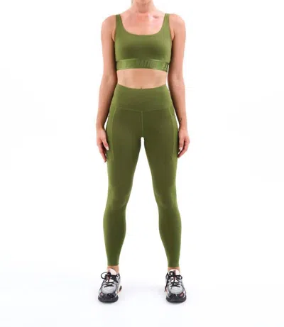 P.e Nation Recalibrate Legging In Pesto In Green