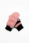 P.E NATION SNOW GLOVE IN PASTEL PINK