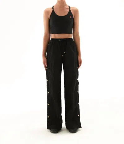 P.e Nation Volley Wide-leg Pant In Black