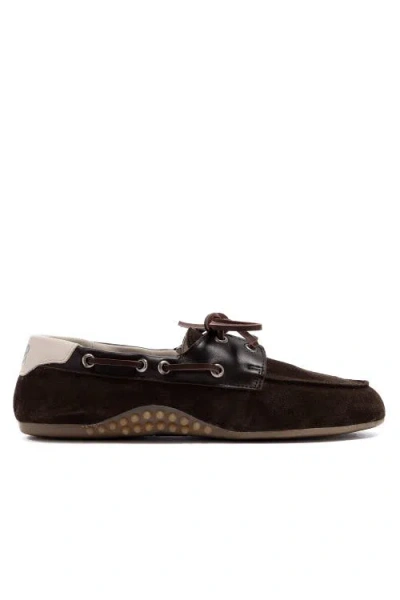 P448 Antibes Boat Shoe In Brown