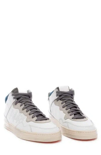 P448 Bali High Top Sneaker In White-velant