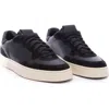 P448 Bali Lace-up Sneaker In Smog Black