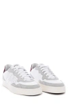 P448 Bali Sneaker In White/burgundy