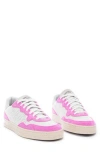 P448 Bali Sneaker In White/fuxia Fluo
