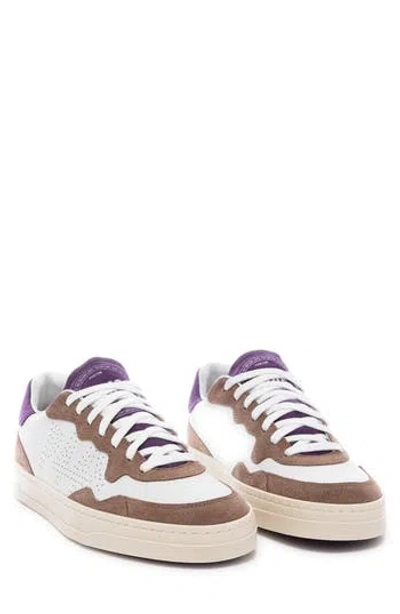 P448 Bali Sneaker In White/terra Viola