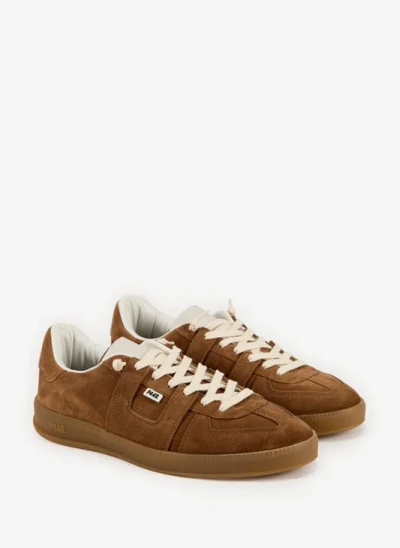 P448 Baskets À Bout Rond In Brown