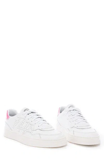 P448 Corbali Sneaker In White/fuchsia