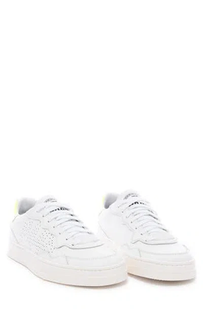 P448 Corbali Sneaker In White/yellow