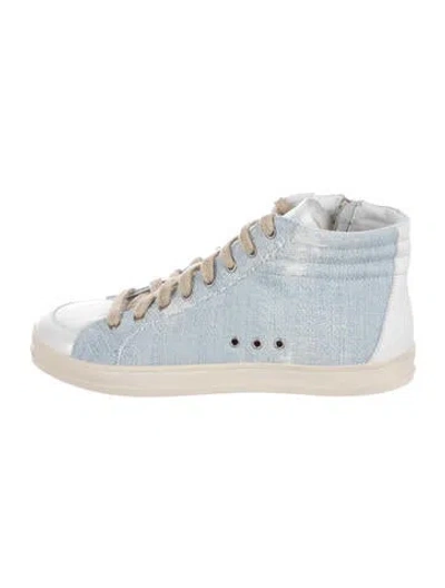 Pre-owned P448 Denim Sneakers In Blue