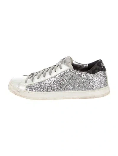 Pre-owned P448 Glitter Sneakers In White