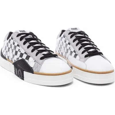 P448 Half Piper Low Top Sneaker In Stained Check