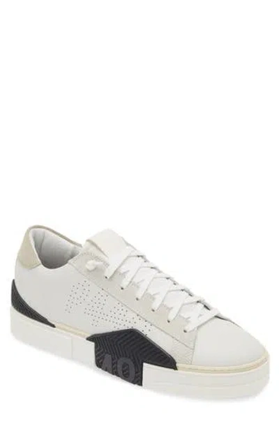 P448 Half Piper Low Top Sneaker In White/beige