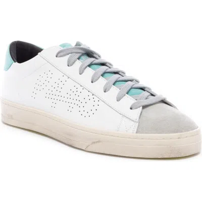 P448 Jack Low Top Sneaker (men)<br /> In Capri/white
