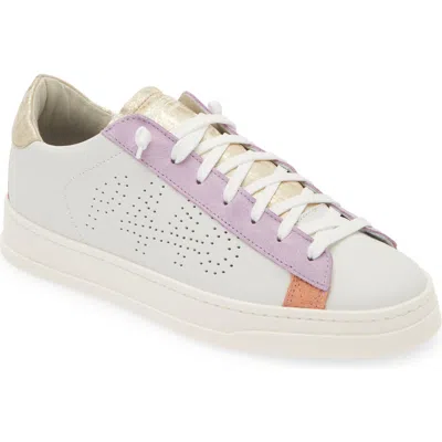 P448 Jack Low Top Sneaker In White/pastel