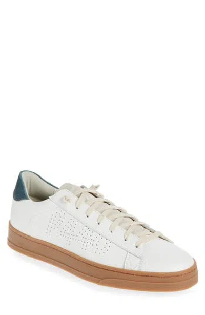 P448 Jack Sneaker In White/dark Blue